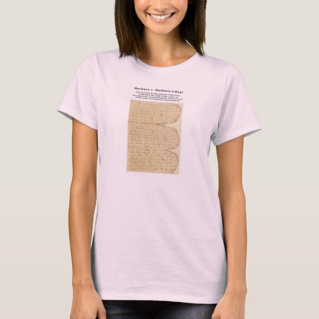 Marbury v. Madison, 5 U.S. 137 (1803) T-Shirt (Front)