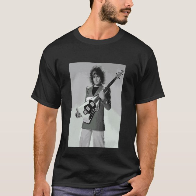Marc Bolan T Rex Frontman Studio Photo 1976 T-Shirt (Front)