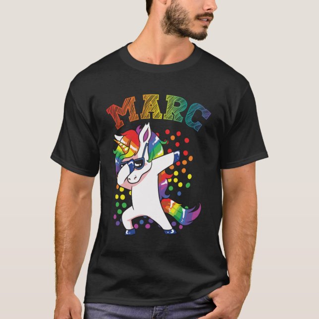 Marc Dabbing Unicorn T-Shirt (Front)
