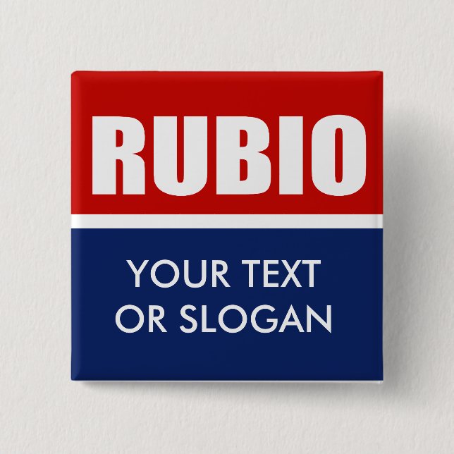 MARC RUBIO 2012 PINBACK BUTTON (Front)