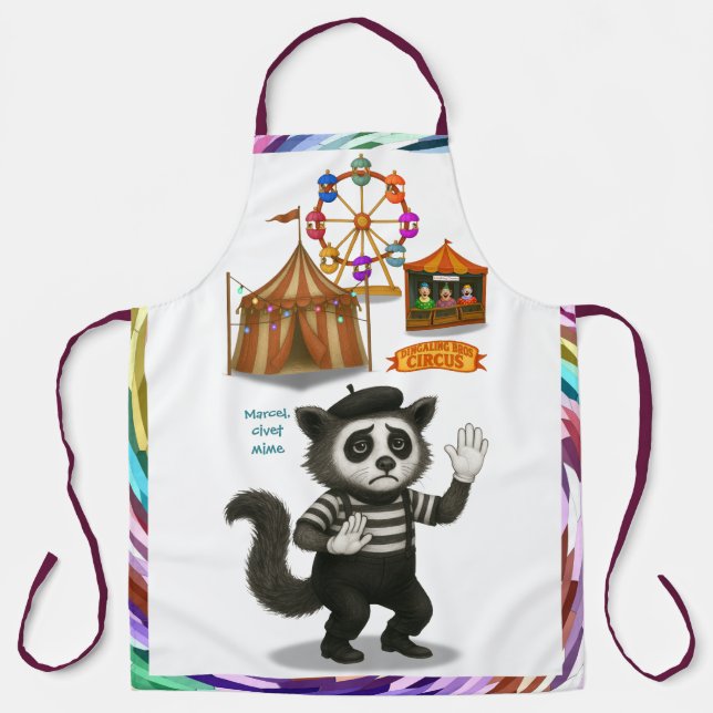 Marcel, civet mime apron (Front)