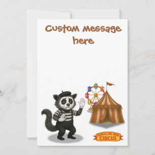 Marcel, civet mime card