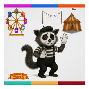 Marcel, civet mime poster