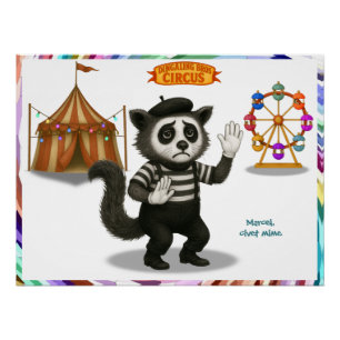 Marcel, civet mime poster