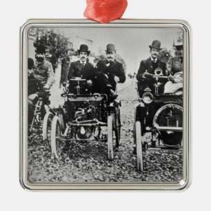 Marcel (d.1903) and Louis (1877-1944) Renault driv Metal Ornament