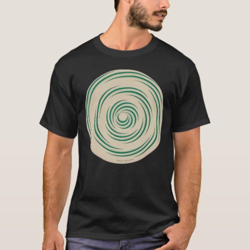 Marcel Duchamp Rotorelief GREEN T_Shirt