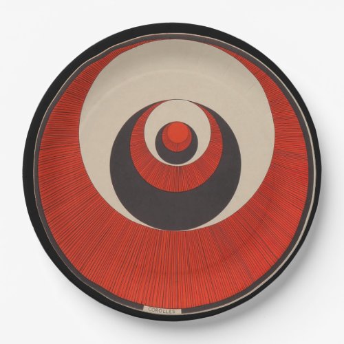 Marcel Duchamp Rotorelief MINOTAURE Paper Plate