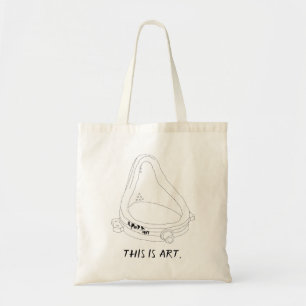 Marcel Duchamp's Fountain R.Mutt 1917 Tote Bag