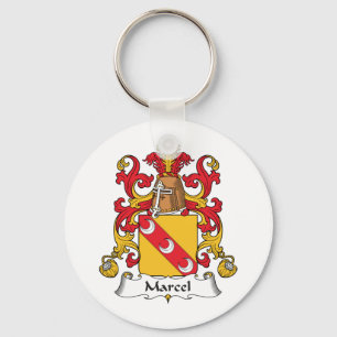 Marcel Family Crest Keychain