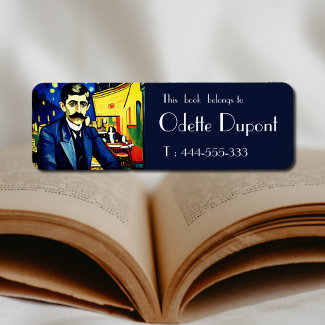 Marcel Proust in Arles -  book labels 