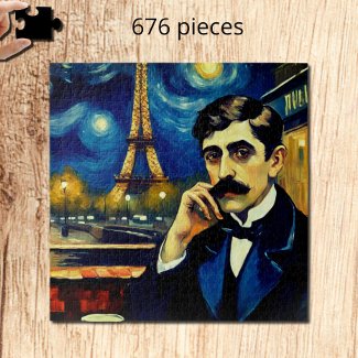Marcel Proust in Paris -fantasy 