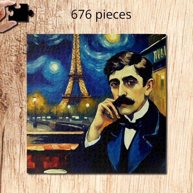 Marcel Proust in Paris -fantasy  Jigsaw Puzzle (Creator Uploaded)