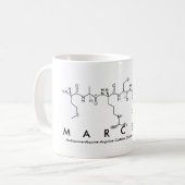 Marcela peptide name mug (Front Left)