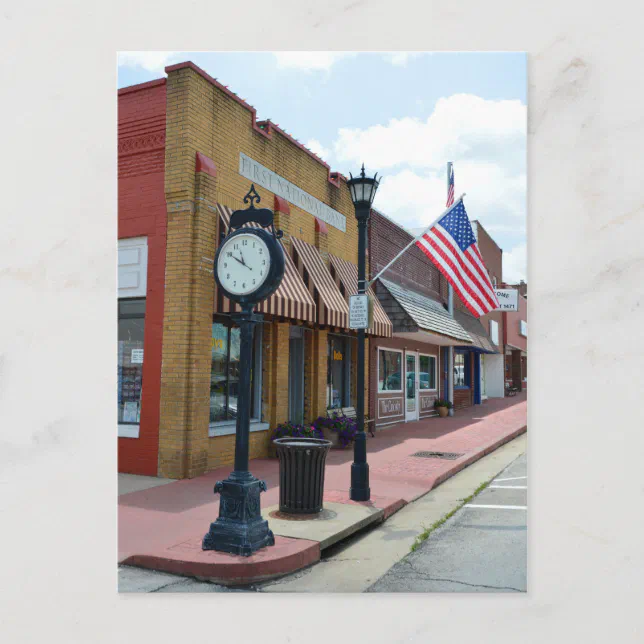 Marceline, Missouri, Main Street USA Postcard Zazzle