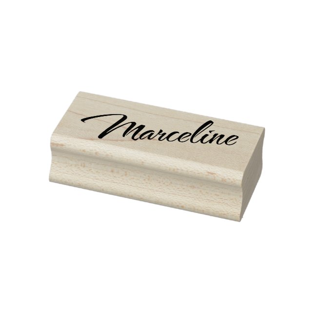 Marceline name decorative script font  rubber stamp (Stamp)