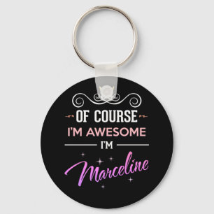 Marceline Of Course I'm Awesome Keychain