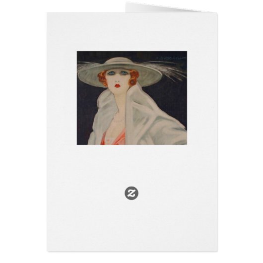 Marcello Dudovich Actress Elena Maskowska (Back)