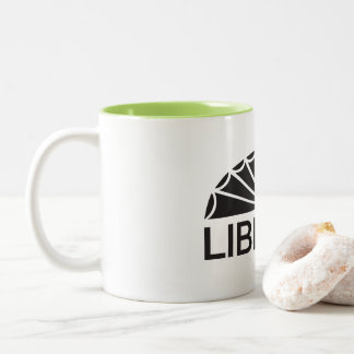 Marcellus Township Wood Memorial Library Coffee Mu Two-Tone Coffee Mug