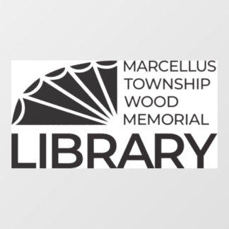 Marcellus Twp. Wood Memorial Library Window Cling