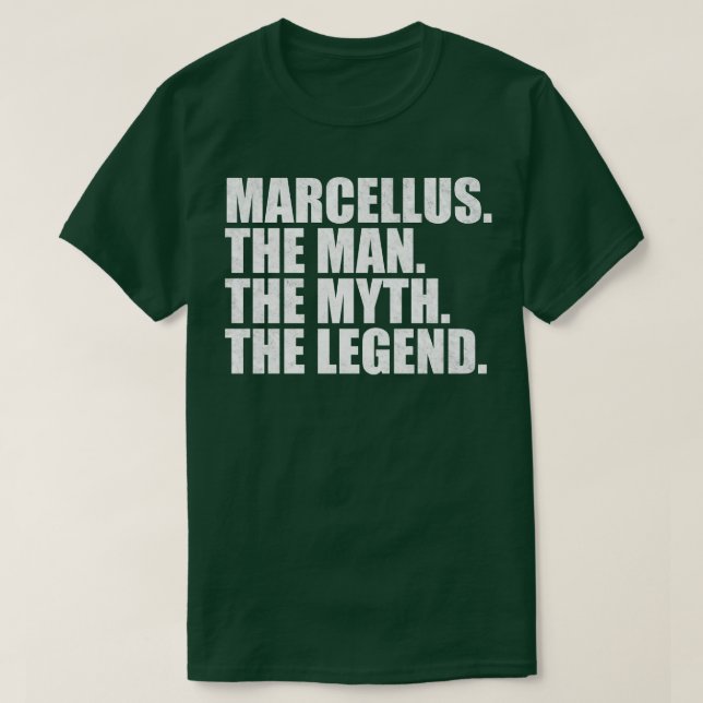 MarcellusMarcellus Name Marcellus given name T-Shirt (Design Front)
