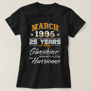 March 1995 - 25 Years Wedding Gifts T-Shirt
