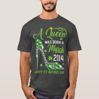 March 2014 9th Birthday Happy St Patrick's Day Sha T-Shirt