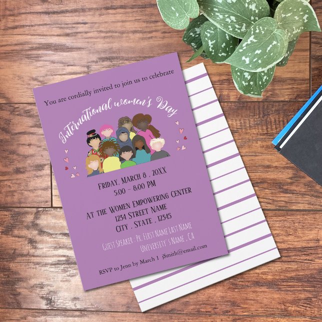 March 8 Event International Womens Day Invitation (Creator Uploaded)