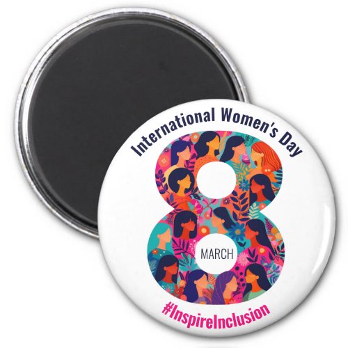 March 8 International Womens Day IWD Magnet