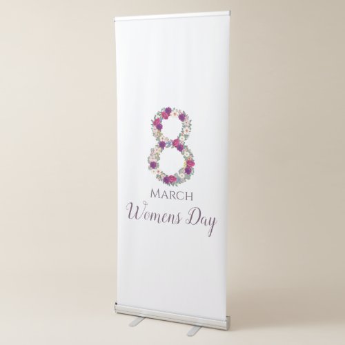 March 8 International Womens Day     Retractable Banner