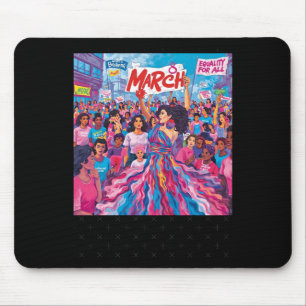 March 8 Women's Equality Empowerment Protest Tee S Mouse Pad