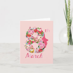 March 8th International Women's Day Card