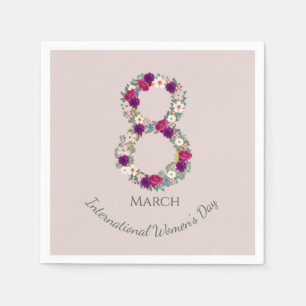 March 8th International Women'sDay Napkins