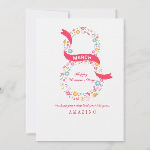 March 8th Womens Day Card