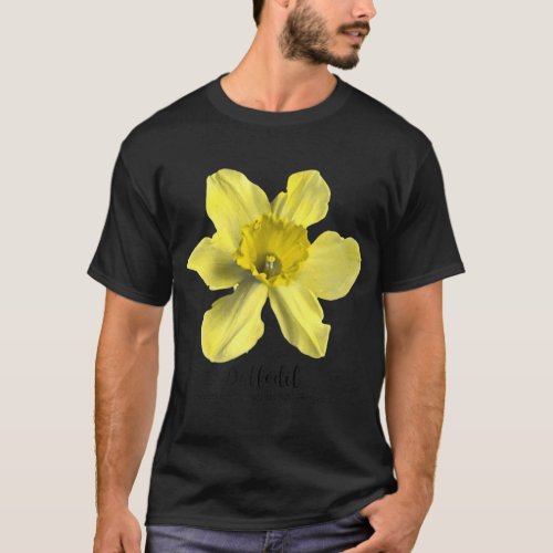 March Birth Month Flower Daffodil vintage T_Shirt