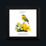 March Birth Month Flower Vibrant Birthday Gift Box<br><div class="desc">Brighten up March birthdays with this vibrant birth month flower illustration. 
Perfect for customizing gifts,  this March-themed flower art adds color and joy to any birthday celebration.</div>