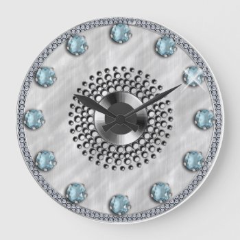 March Birthday Large Clock by iiphotoArt at Zazzle