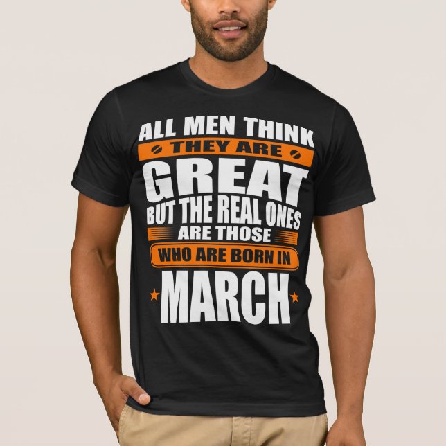 March Birthday T-Shirt (Front)