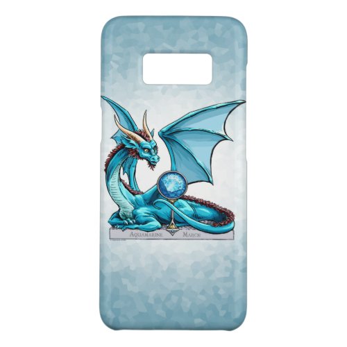 March Birthstone Dragon Aquamarine Case_Mate Samsung Galaxy S8 Case