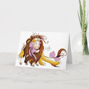 March (blank greeting card