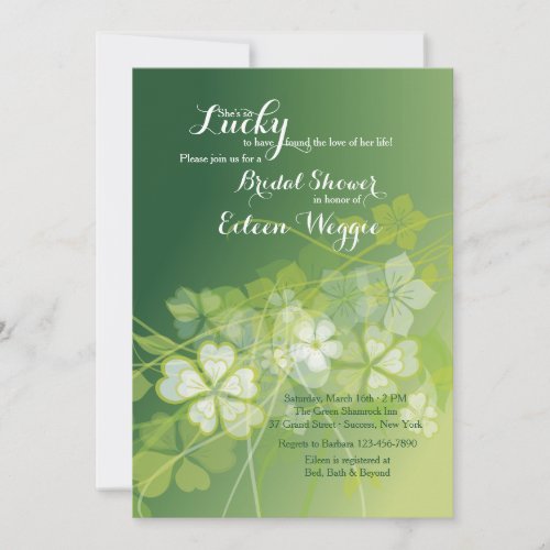 March Blooms Bridal Shower Invitation