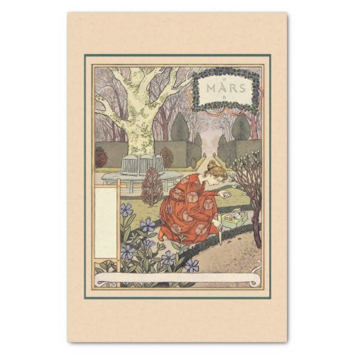 March by Eugene Grasset Tissue Paper