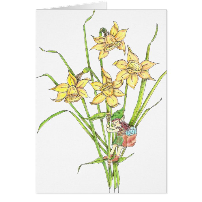 March Fairy Birthday Cards