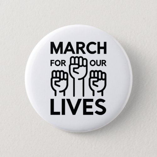 March For Our Lives Pinback Button