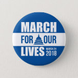 March For Our Lives Pinback Button at Zazzle