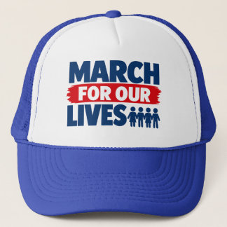 March for our lives trucker hat