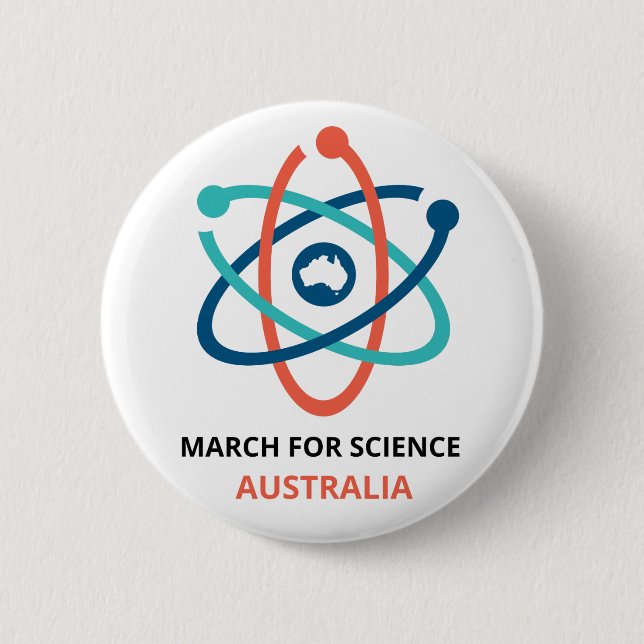 March for Science - Australia - Button (Front)