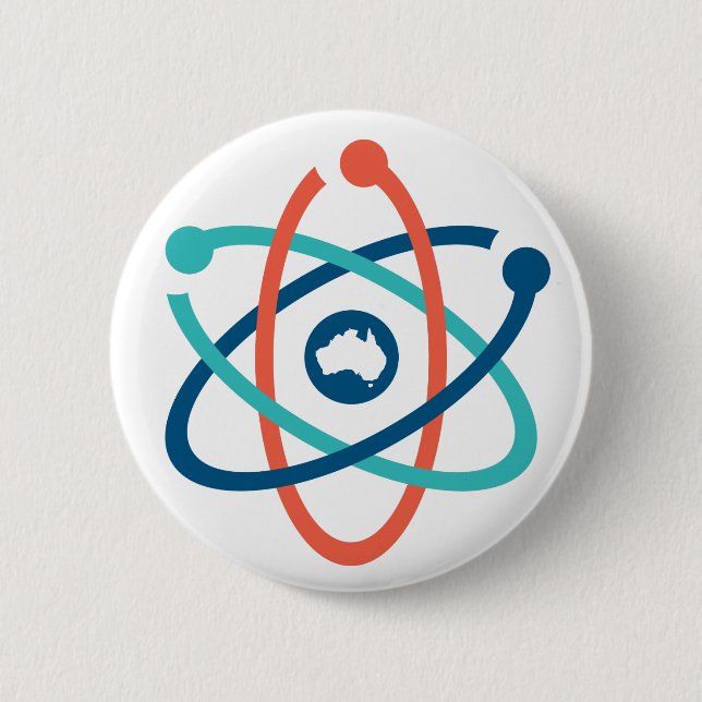 March for Science - Australia (Logo Only) Pinback Button (Front)