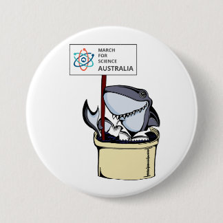 March for Science Australia - Shark - Button