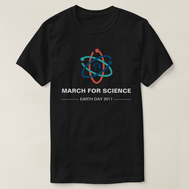 March For Science Earth Day 2017 T-Shirt (Design Front)