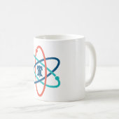 March for Science Philadelphia color logo mug (Front Right)